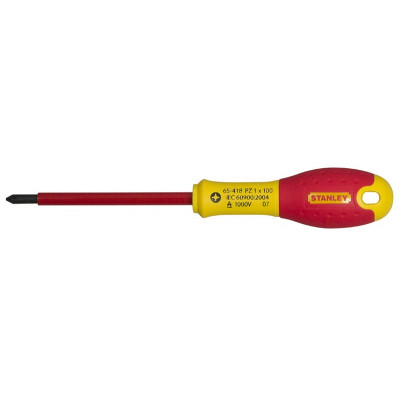 TOURNEVIS POZIDRIV ISOLE 1000V PZ2 X 125MM  STANLEY FATMAX 1-65-419