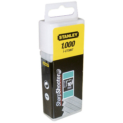 AGRAFES PLATES 8MM-5/16" - BOITE DE 1000 PIÈCES STANLEY 1-CT305T