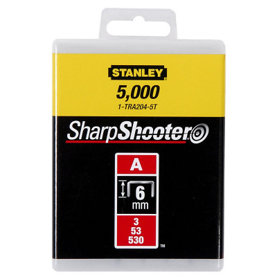 AGRAFES 14MM TYPE A - BOITE DE 1000 PIÈCES STANLEY 1-TRA209T