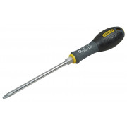Tournevis Phillips PH2 Stanley - Lame Acier Chrome Vanadium, 6x125mm, Conçu Pour Usage Professionnel Intensif