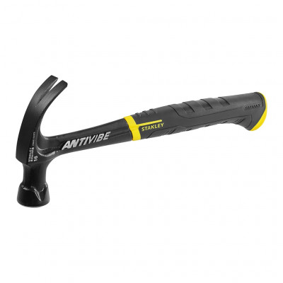 MARTEAU ARRACHE-CLOUS FORGÉ COUDÉ ANTIVIBE 570G STANLEY FATMAX FMHT1-51277
