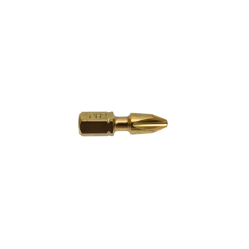 Makita B-28329 Embouts courts 25 mm Impact Gold Torsion PHILLIPS (PH) Hexa 1/4''