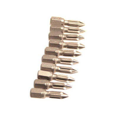 Makita P-06111 Embouts courts 25 mm POZIDRIV (Pz) Hexa 1/4''