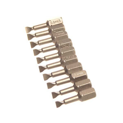 Makita P-06214 Embouts courts 25 mm Plats Hexa 1/4''