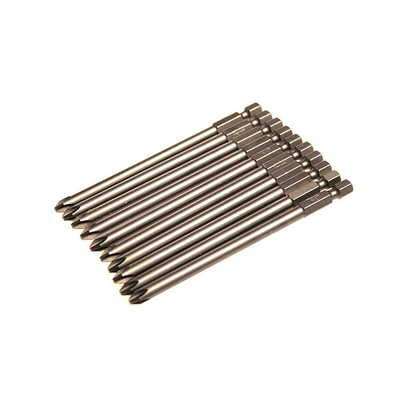Makita 784248-9 Embouts longs 117 à 177 mm PHILLIPS (Ph) Ø 5 mm Hexa 1/4''