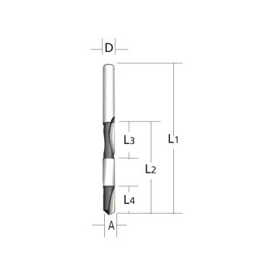 Makita D-09341 Fraise combinaison double