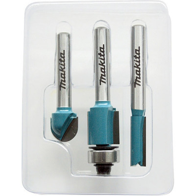 Makita D-30209 Ensemble de fraises en queue de 6 mm