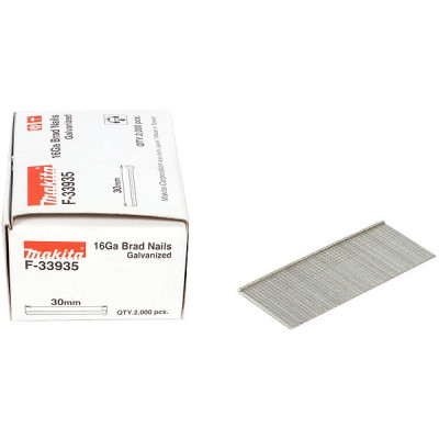 Makita F-33906 Clous brads T 16 Ga galvanisés, pour GF600