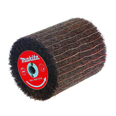 Makita P-19249 Brosses texture abrasive (FIBRES) et lamelles papier abrasif