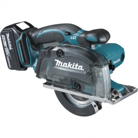 Makita DCS552RTJ Scie circulaire à métaux 18 V Li-Ion 5 Ah Ø 136 mm