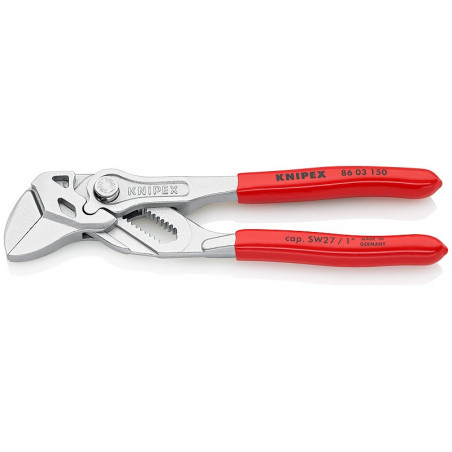 Mini-pince-clé chromée 150mm Knipex | 86 03 150
