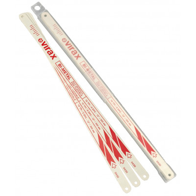 Pack 100 lames de scie main 8 dents/cm Virax | 043008