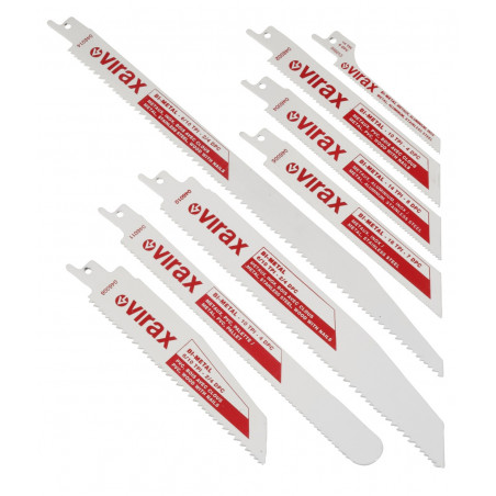 Pack 5 lames scie sabre 10 d/'' 150 mm Virax | 046002
