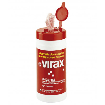 Pot 70 lingettes nettoyantes Virax | 360000