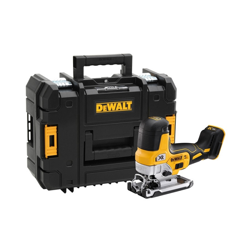 Scie sauteuse à prise par le corps XR 18V - sans batterie ni chargeur coffret TSTAK  Dewalt | DCS335NT