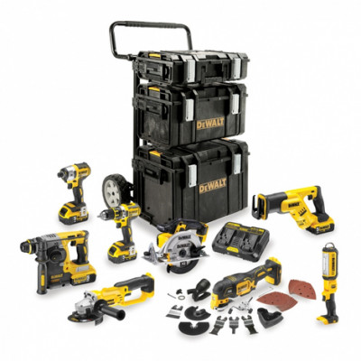 Kit Premium 8 outils 18 Volts en TOUGH SYSTEM DEWALT | DCK853P4