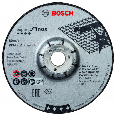 2 Disques à Ebarber Expert for Inox 76 Bosch Professional | 2608601705
