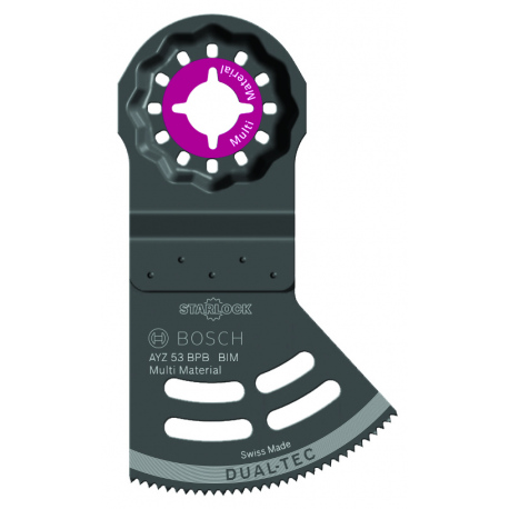 Lame de scie Starlock BIM Dual-Tec AYZ 53 BPB Multimaterial 53MM UC:25 Bosch Professional | 2608664205