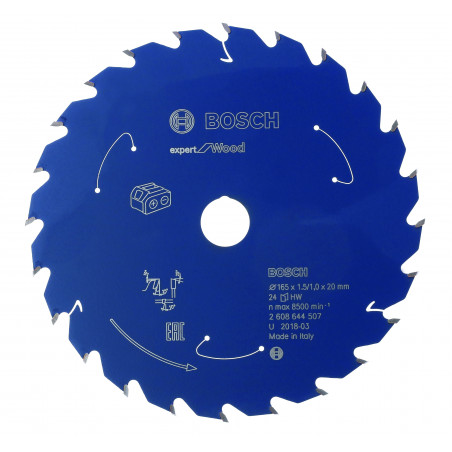 Lame de scie circulaire Sans-fil Expert Bois 254x30x60T Bosch Professional | 2608644526