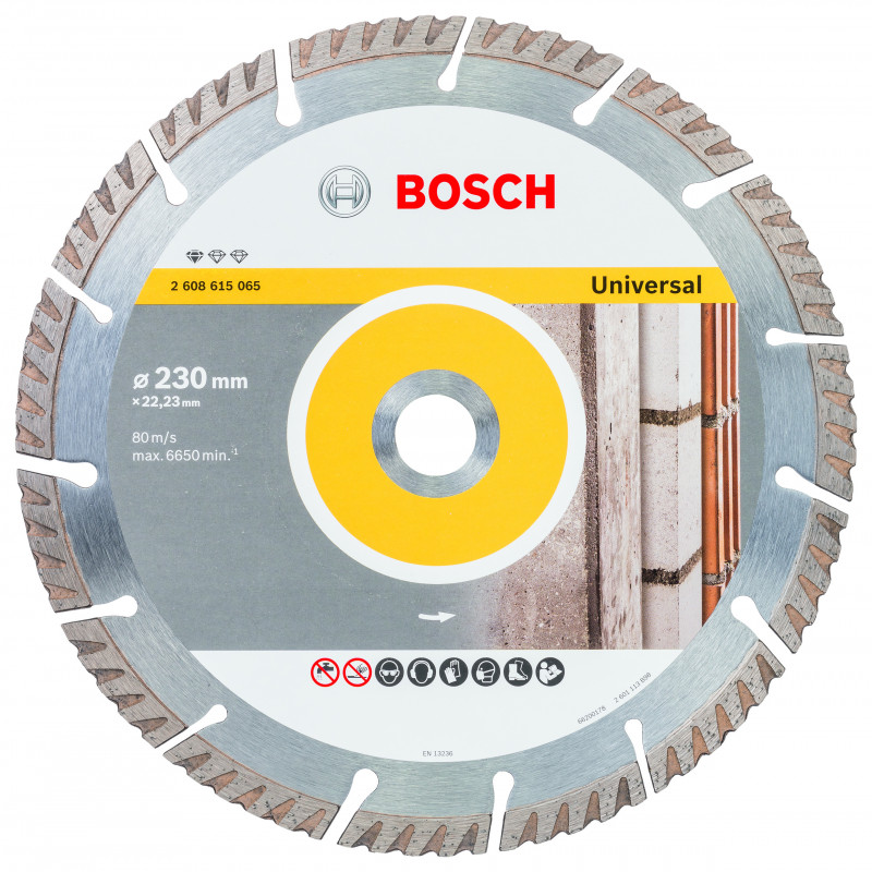 Disques à tronçonner diamantés Pack 10 DD Pro UNIVERSAL 180x22,23  Bosch Professional | 2608615064