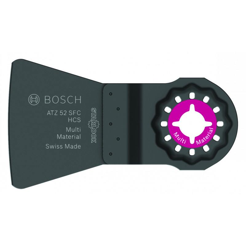 Spatule en acier et carbone Starlock ATZ 52 SFC, souple, divers matériaux - qté 10 Bosch Professional | 2608664488
