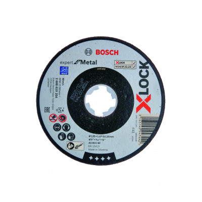 Disques à tronçonner X-LOCK 115 x 1,6 ACIER PLAT  Bosch Professional | 2608619252