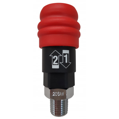 Coupleur rapide fileté mâle 1/2'' - L.44mm KS Tools | 515.4452