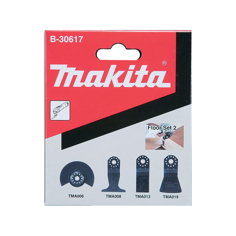 Makita B-30617 Ensemble 4 accessoires pour parquet