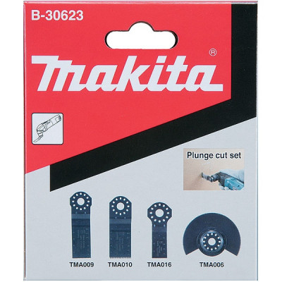 Makita B-30623 Ensemble 4 accessoires pour bois et métaux
