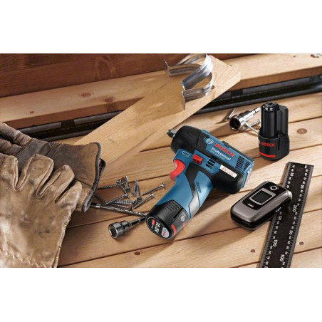 06019E0100 Boulonneuses sans-fil Bosch GDS 10,8 V-EC Professional outils Bosch Bleu