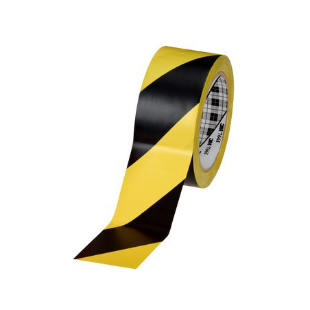 Ruban vinyle jaune/noir 766 3M France | 7100015263
