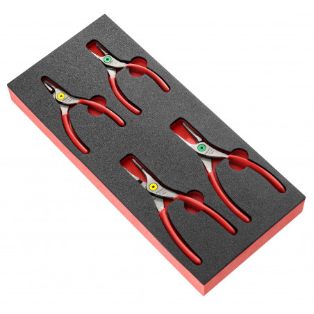 MODULE MOUSSE 4 PINCES POUR CIRCLIPS BR DRT - FACOM | MODM.PCSNPB