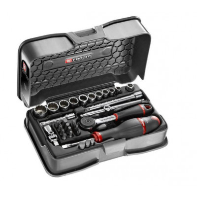 Coffret Douille 1/4" 12 pans Facom | R.161-4P12U