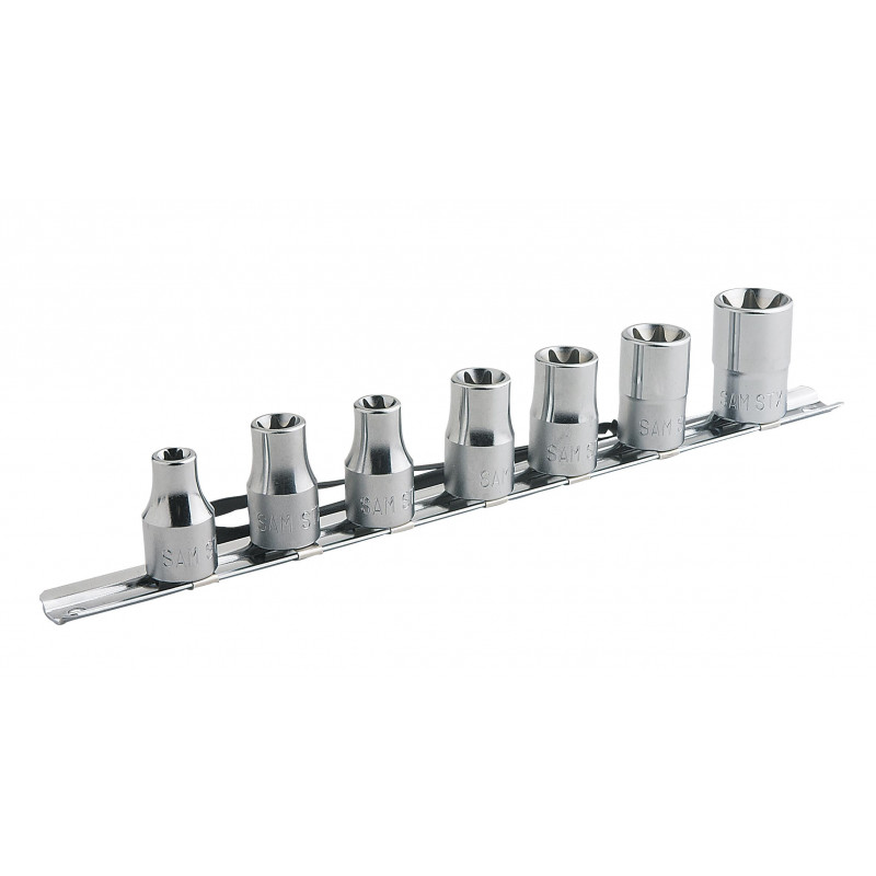 Rack de 7 douilles 1/2 torx SAM | STX-J7RZ