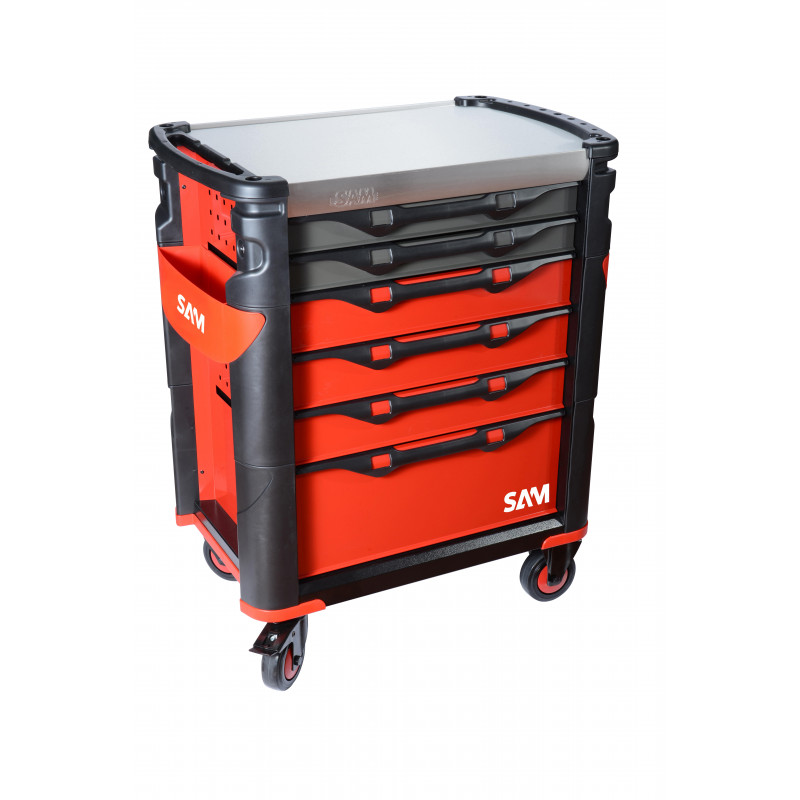 Compo 200 outils + servante - 41 6 tiroir SAM | 416-200SVZ