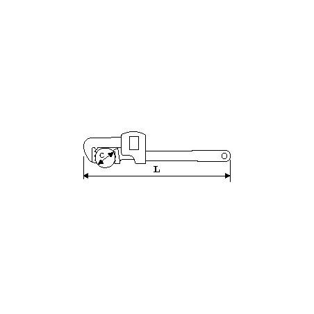 Clé stillson 14" SAM | 632-14Z