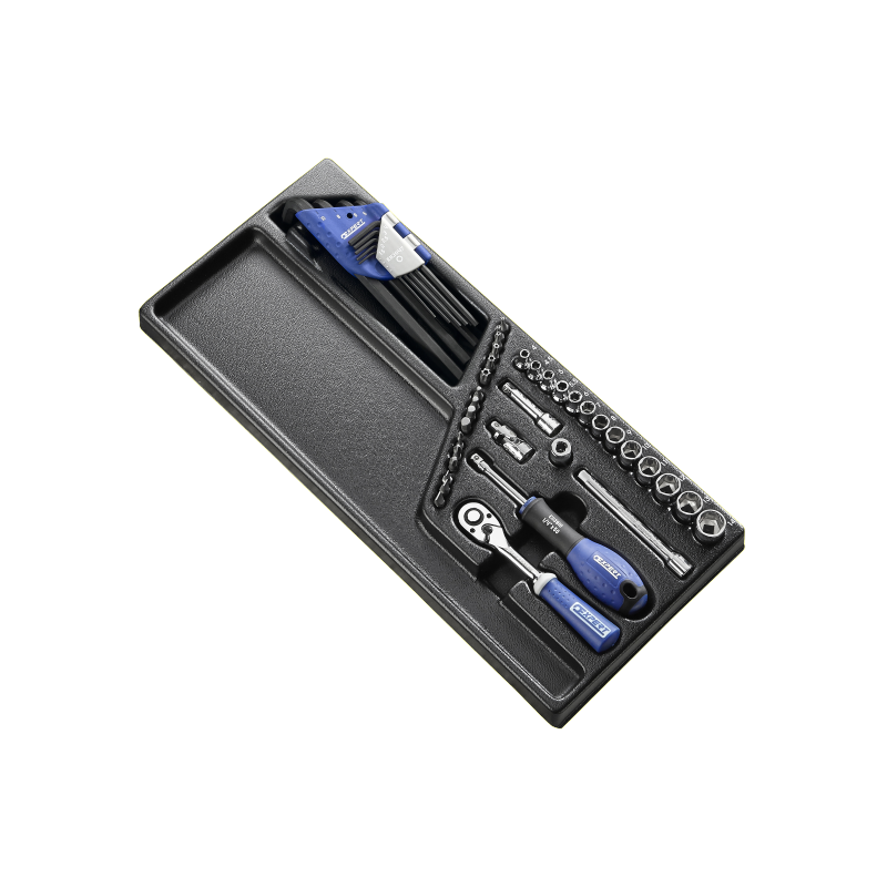 E194680 Expert Module de douilles et accessoires 1/4" métriques - 45 pièces
