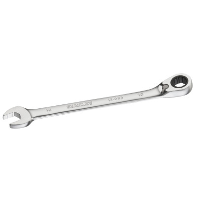 CLE MIXTE A CLIQUET REVERSIBLE 10 MM ANTI-SLIP FATMAX STANLEY | FMMT13083-0