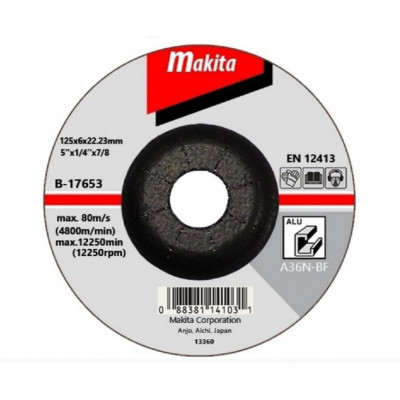 Makita B-17653 Meules à ébarber pour aluminium, pour meuleuses d'angle