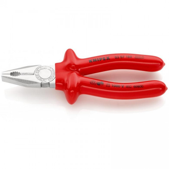 Pince Universelle Mini Knipex 03 03 110 - Pour Modélisme, Vélo, EDC - Coupe-fils, Prise Plate Et Ronde - Lames Trempées 60 HRC