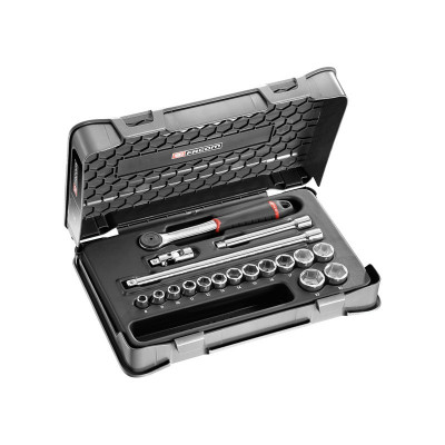COFFRET FACOM DOUILLE 3/8" - 6 PANS 18 PIECES | J.161-2P6PF