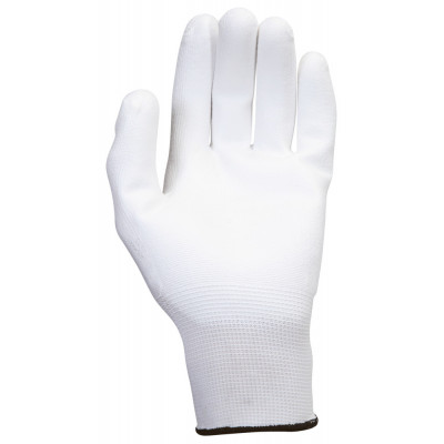 Gants microfibres blancs, T.9, 12 paires KSTools | 310.0310