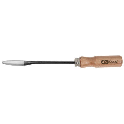 Grattoir "feuille de sauge" manche bois, lame L200mm KSTools | 150.3241