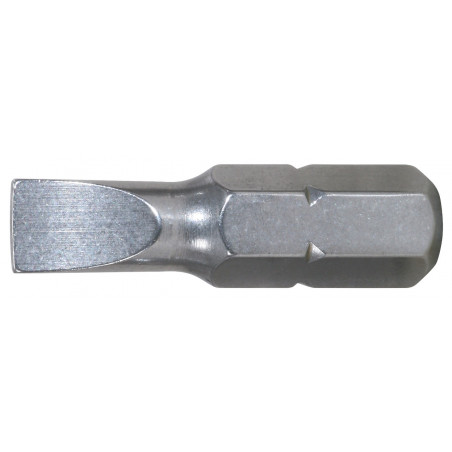 Boite de 5 embouts de vissage INOX Fente 1/4" - L.25mm, 3mm KSTools | 910.2233