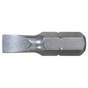 Boite de 5 embouts de vissage INOX Fente 1/4" - L.25mm, 3mm KSTools | 910.2233