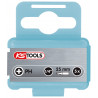 Boite de 5 embouts de vissage INOX PHILLIPS 1/4" - L.25mm, PH3 KSTools | 910.2207