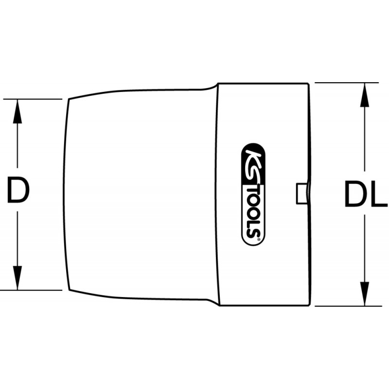 Découpe-joints à visser en acier, fixation Ø 31 mm, Ø 36 mm KSTools | 129.0136