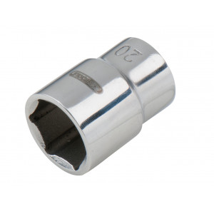 Douille INOX 6 pans 1/2", 19mm KSTools | 964.1219