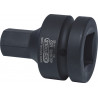 Douille tournevis à chocs 6 pans 1'', 22 mm KSTools | 450.0478