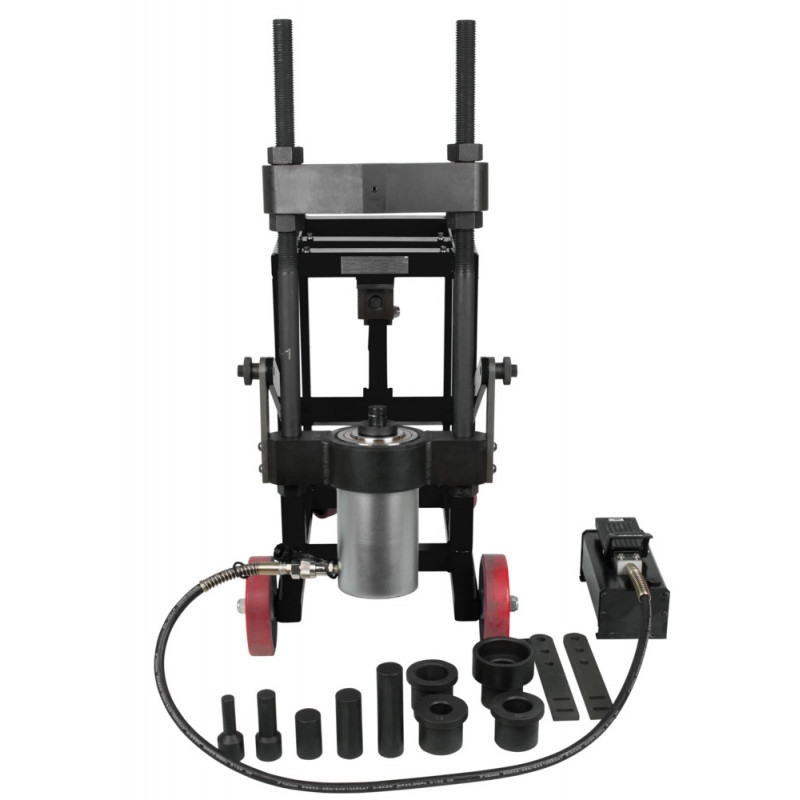 Presse à pivot 75 t avec kit de douilles, 29 pièces KSTools | 460.3620